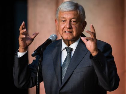 Press Conference of Andres Manuel Lopez Obrador