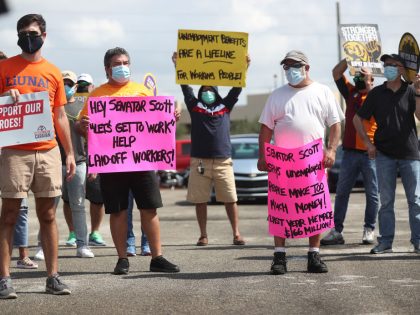 Workers Caravan In Florida Calls On US Senate To Extend Unemployment Benefits