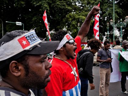 Papuan Students Protest Against The 1962 Signing Of The New York Agreement