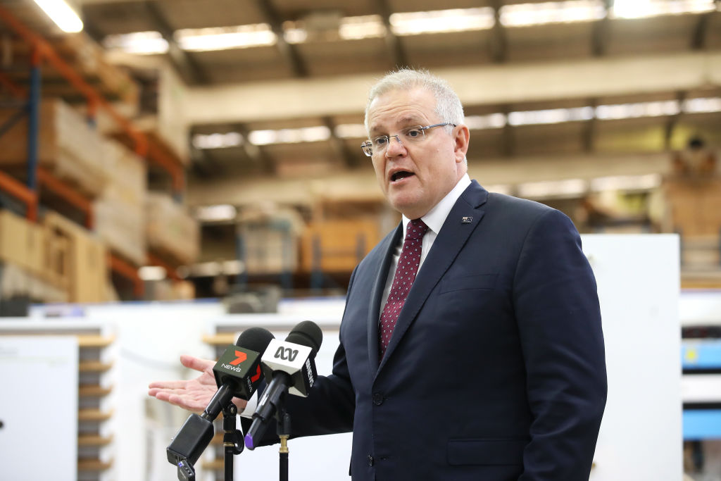 Prime Minister Scott Morrison Media Opportunity