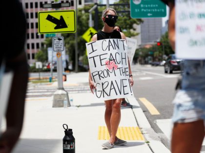 Hillsborough County Florida Teachers Protest Reopening Schools Amid Pandemic