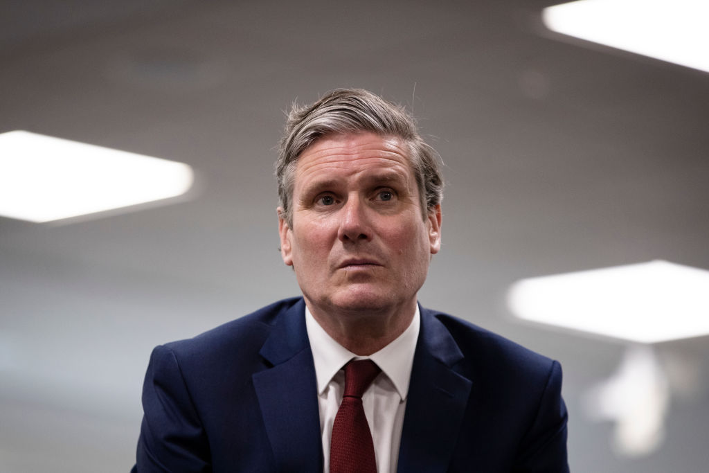 Labour Leader Keir Starmer Visits UCLH To Thank NHS Staff
