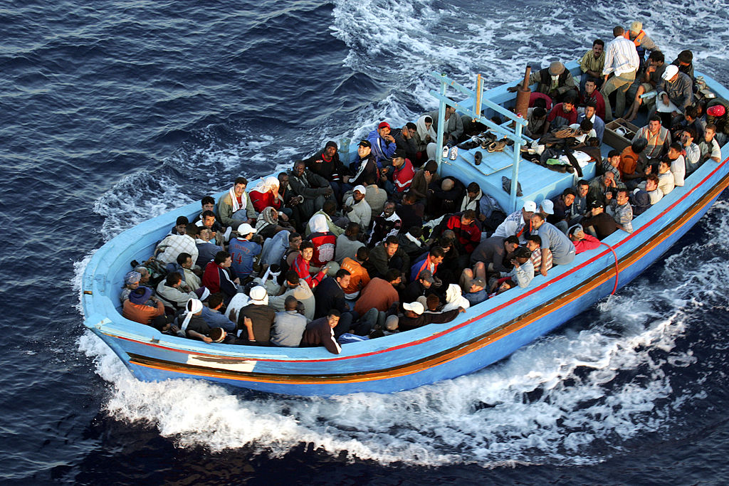 Italian Border Patrols Pick Up Boatloads Of Illegal Immigrants