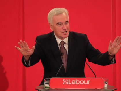 Labour's John McDonnell Addresses An Election Rally In His Home Town Of Liverpool