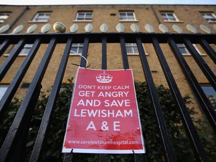 The Government Announces The Downgrading Of The A&amp;amp;E Department At Lewisham Hospital As Part Of Cost Cutting Measures