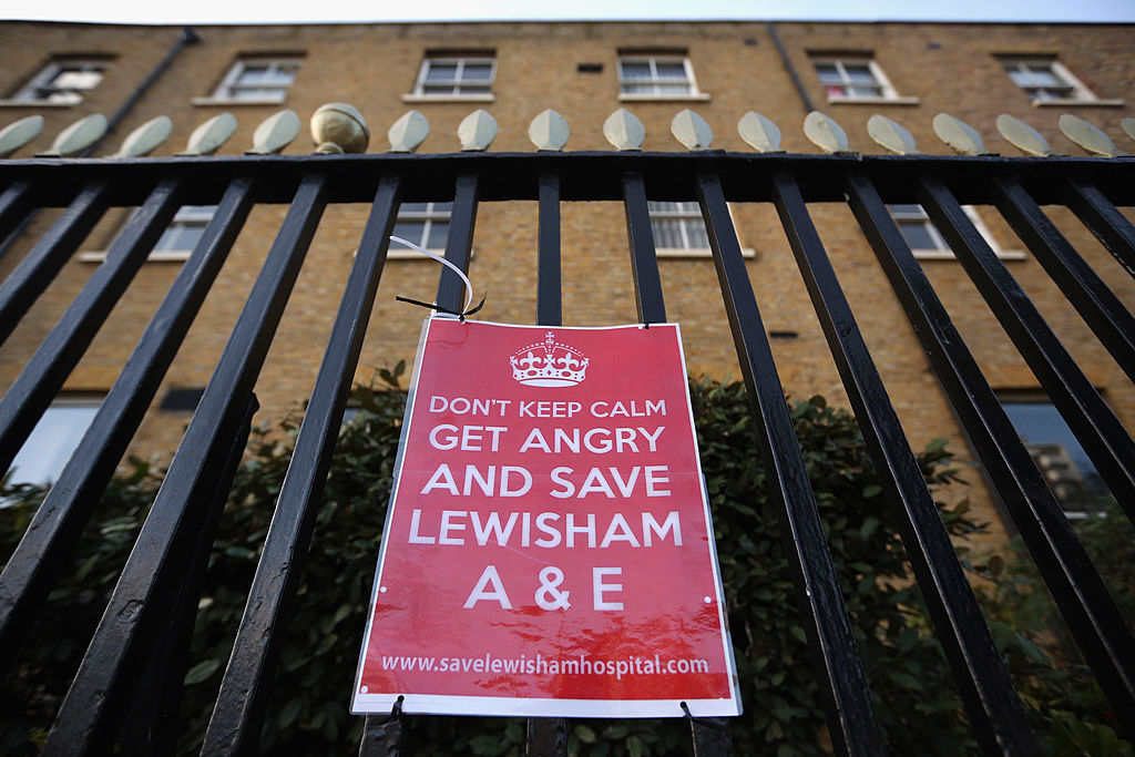 The Government Announces The Downgrading Of The A&amp;amp;E Department At Lewisham Hospital As Part Of Cost Cutting Measures