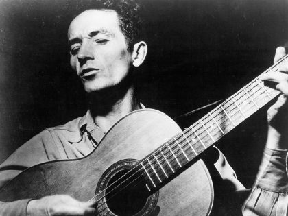 Photo of Woody Guthrie