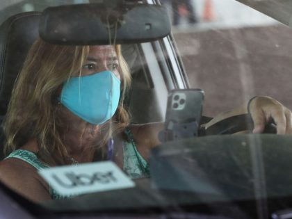 Uber And Lyft Drivers Hold Rally Calling For Basic Employment Rights