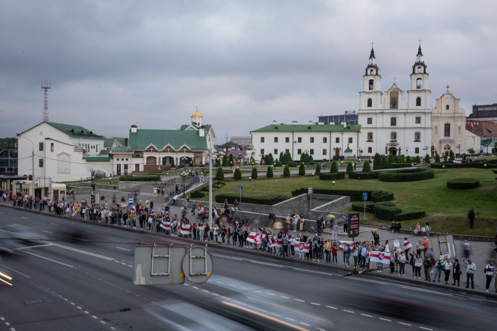 Lukashenko Shows No Sign Of Backing Down After Weeks Of Protest