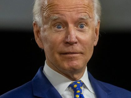 Presidential Candidate Joe Biden Makes Economic Address In Wilmington, Delaware