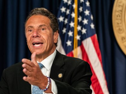 New York Governor Cuomo Holds Briefing In New York