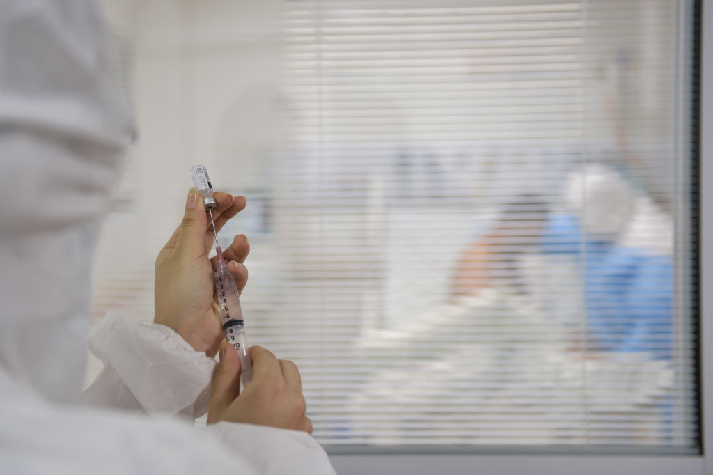 Health Professionals At Work During their Shift at the ICU of Mater Dei Hospital in Belo Horizonte Amidst the Coronavirus (COVID  19) Pandemic