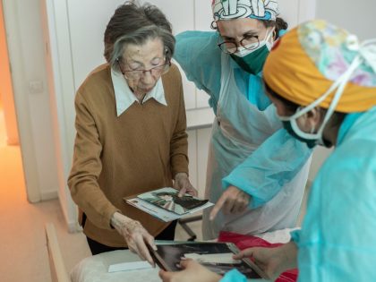 Nursing Homes Still Locked Down, Residents Meet Loved Ones Through A Glass Safely