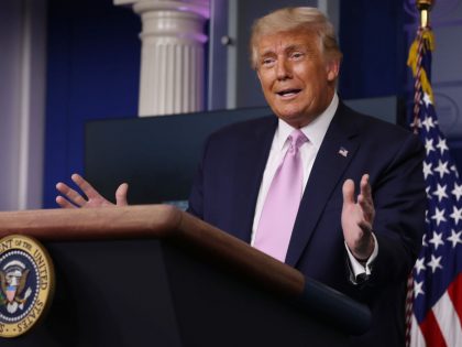 President Trump Holds Briefing At The White House