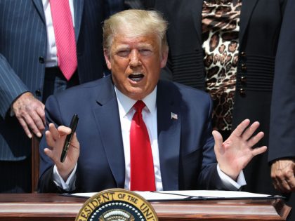 President Trump Holds A Press Conference At The White House