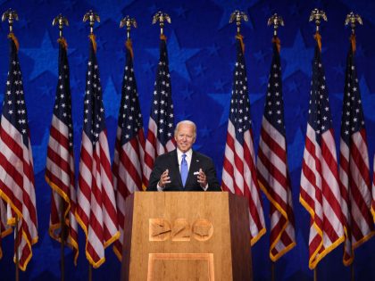 Joe Biden Accepts Party's Nomination For President In Delaware During Virtual DNC