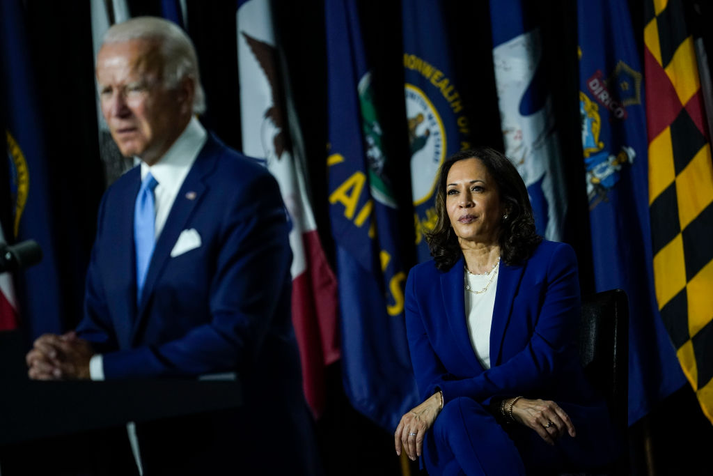 Joe Biden and Running Mate Kamala Harris Deliver Remarks In Delaware