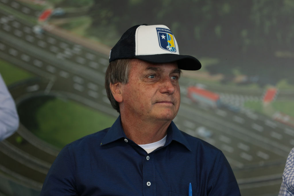 Bolsonaro Visits Foz do Iguacu  Amidst the Coronavirus (COVID - 19) Pandemic