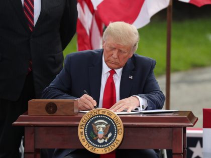 President Trump Delivers Remarks At Jupiter, FL Lighthouse