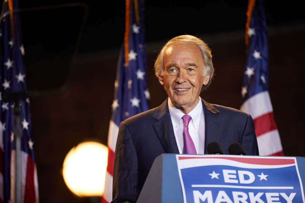 Sen. Ed Markey Speaks At Primary Election Night Event