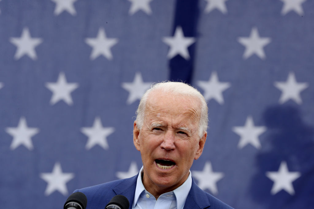 Joe Biden Campaigns In Warren, Michigan