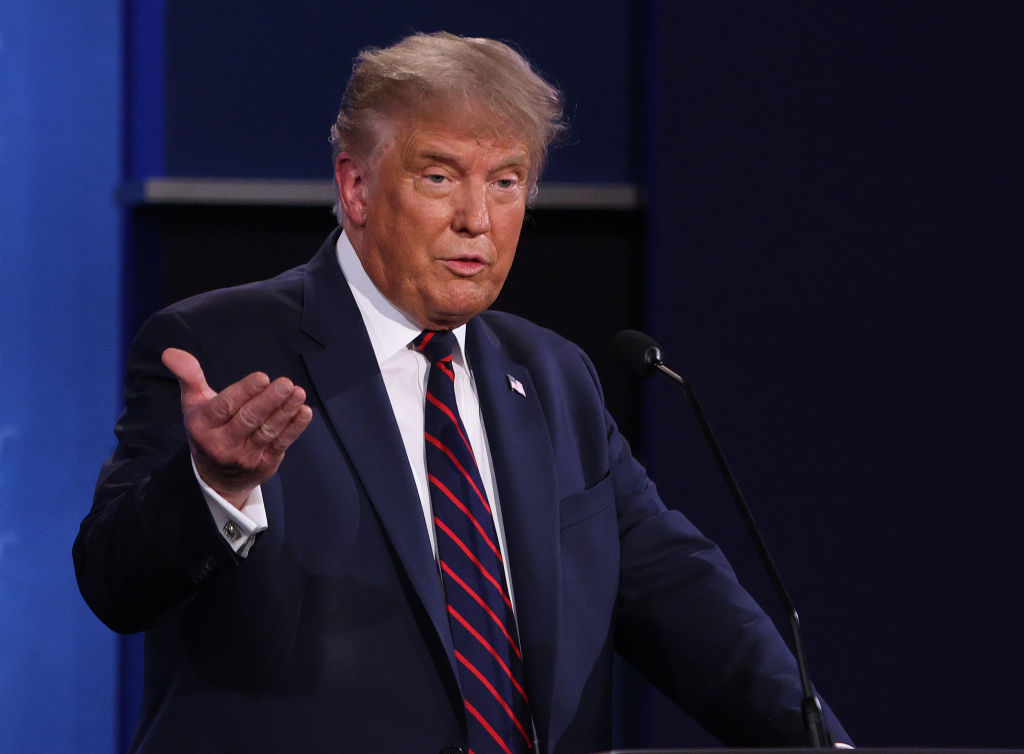 Donald Trump And Joe Biden Participate In First Presidential Debate
