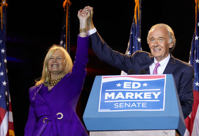 Sen. Ed Markey Speaks At Primary Election Night Event