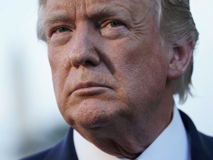 President Trump Departs White House For GOP Conference Dinner In Baltimore