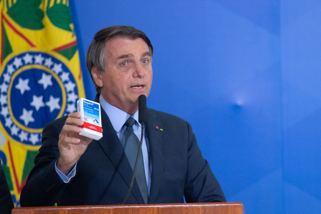 Bolsonaro Participates in the Swearing-In Ceremony of the New Health Minister Amidst the Coronavirus (COVID - 19) Pandemic