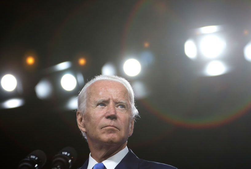 Democratic Presidential Candidate Joe Biden Speaks On 2020-21 School Year Amid Coronavirus Pandemic