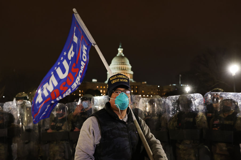 Trump Supporters Hold "Stop The Steal" Rally In DC Amid Ratification Of Presidential Election