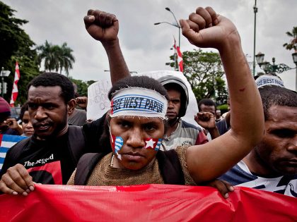 Papuan Students Protest Against The 1962 Signing Of The New York Agreement