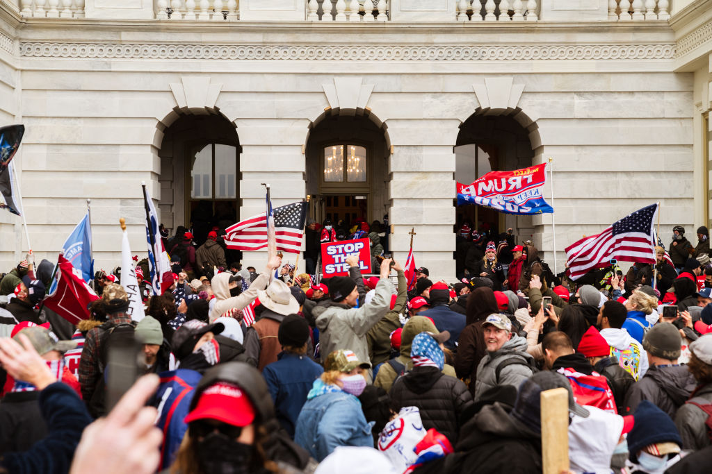 Trump Supporters Hold "Stop The Steal" Rally In DC Amid Ratification Of Presidential Election