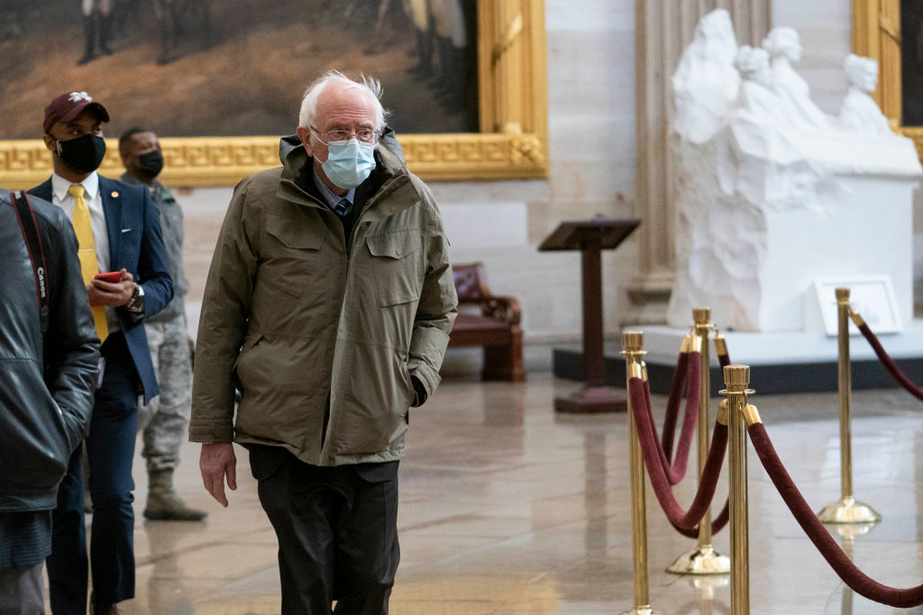 Senator Bernie Sanders at U.S. Capitol