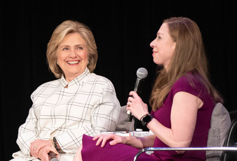 Hillary Clinton And Chelsea Clinton Discuss Their New Book "The Book Of Gutsy Women"