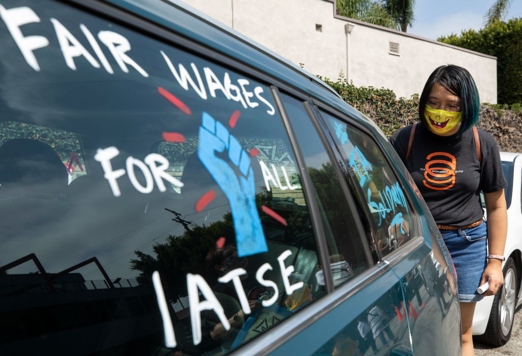 los angeles iatse union film strike