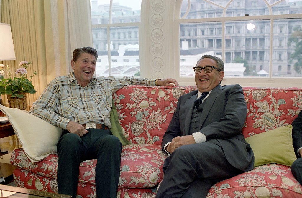 6/10/1981 President meeting with Henry Kissinger in the residence