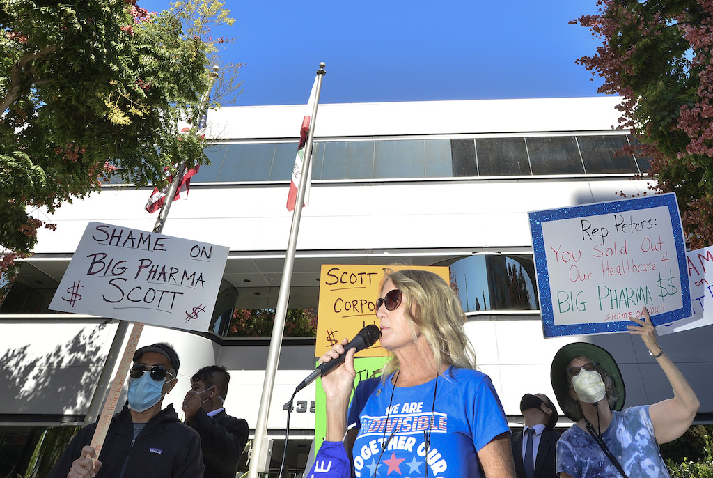 Protect Our Care Flies A Plane Banner Over San Diego Urging Rep. Scott Peters To Support Lowering Drug Prices, As Constituents And Activists Hold Multiple Events In His District On Thursday