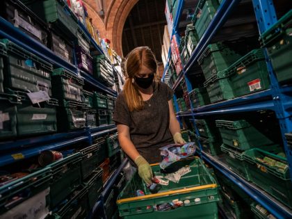Food Donations Are Delivered By St Margaret's Church In South London