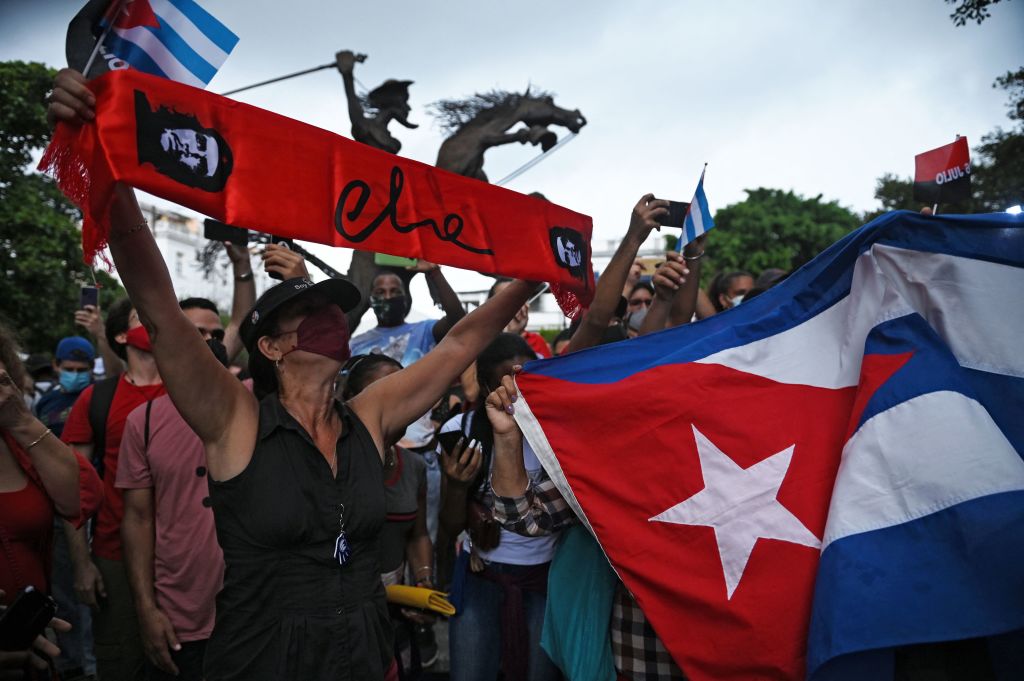 CUBA-PRO-GOVERNMENT-DEMO