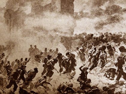 Painting depicting a scene from the Risorgimento