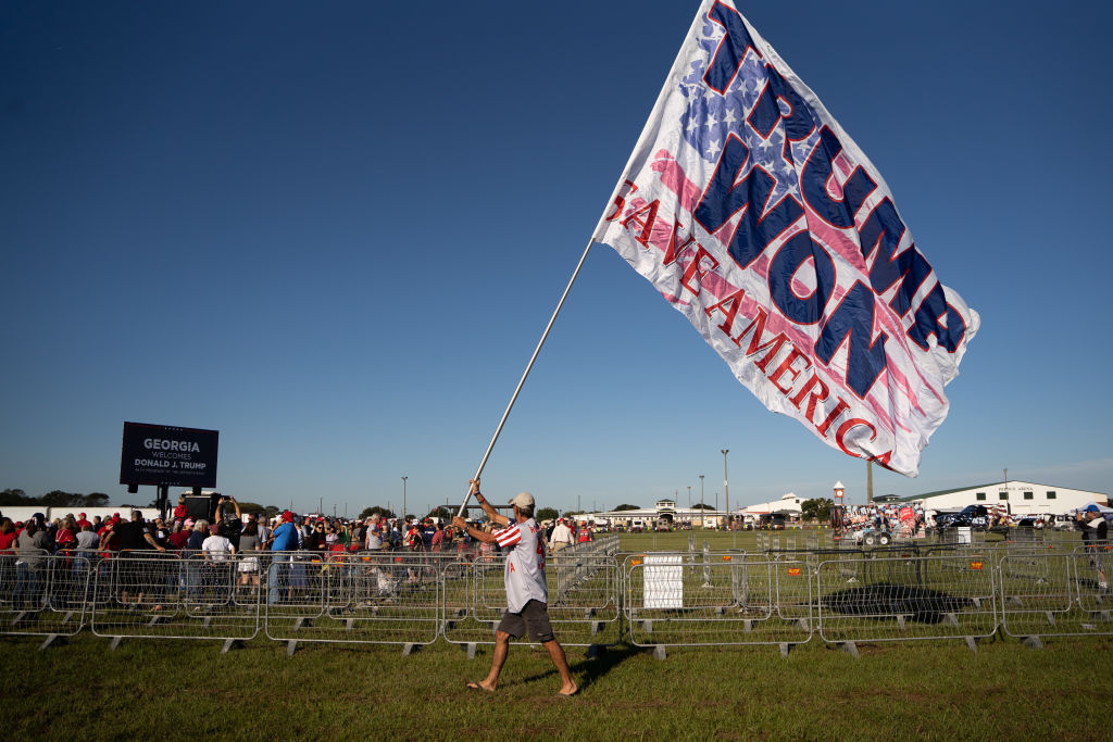 Former President Trump Holds Rally In Perry, Georgia