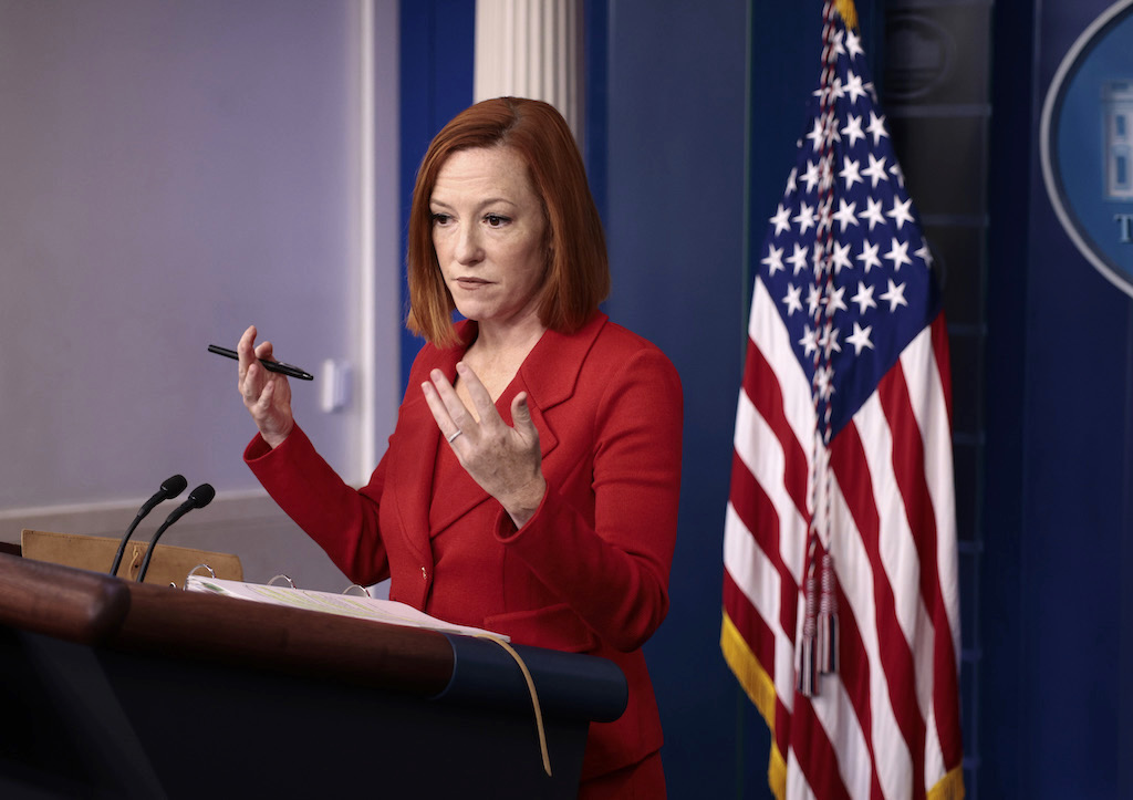 Press Secretary Psaki Briefs Media