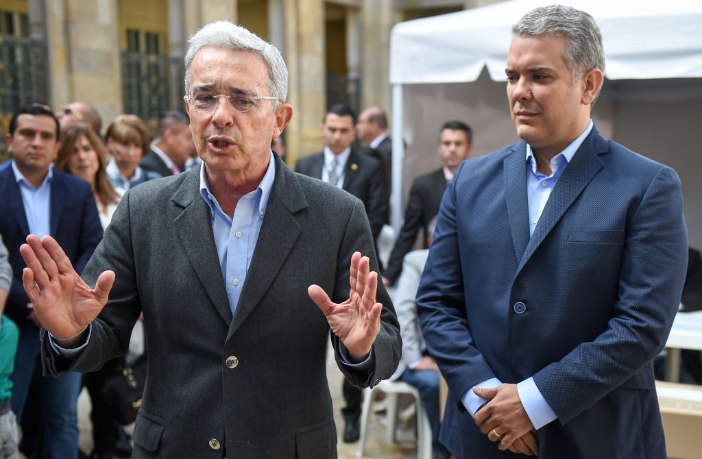 COLOMBIA-ELECTION-PARLIAMENTARY-URIBE-DUQUE