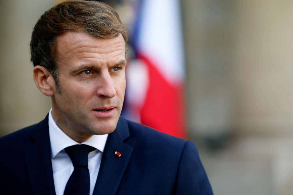 French President Emmanuel Macron Hosts Colombian Counterpart Ivan Duque Marquez At Elysee Palace