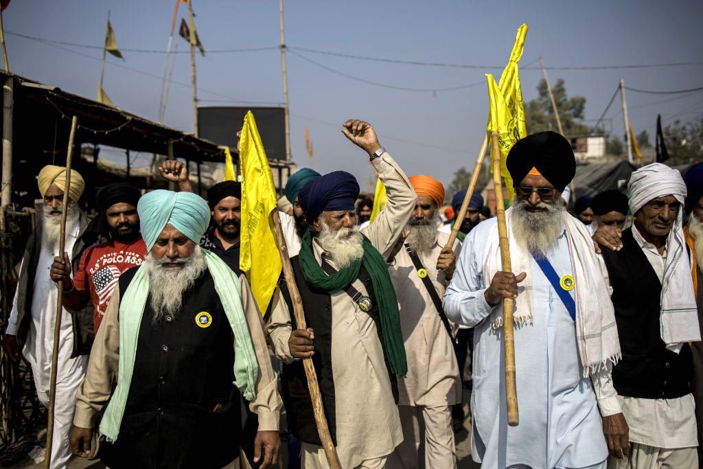 India's Protesting Farmers March to Parliament
