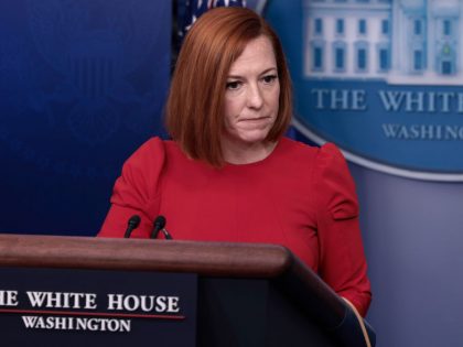 Jen Psaki Holds Daily White House Briefing