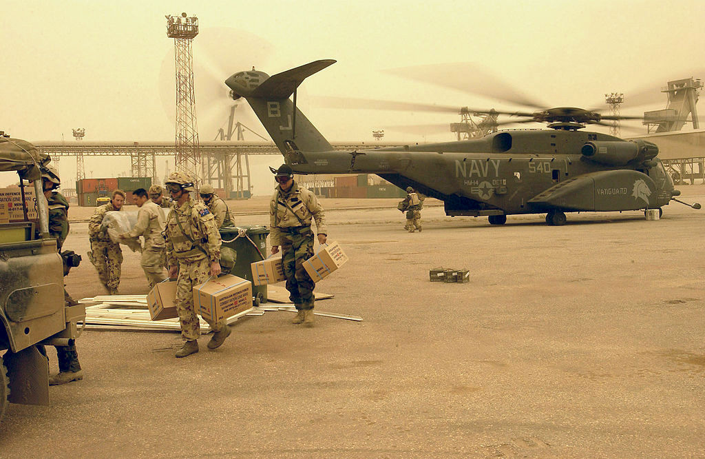 Navy Embarks From Iraqi Port Umm Qasr