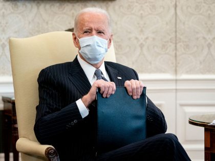 President Biden And VP Harris Meet With Democratic Senators To Discuss The American Rescue Plan