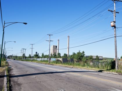 Industrial Road in Chicago Southeast Side.